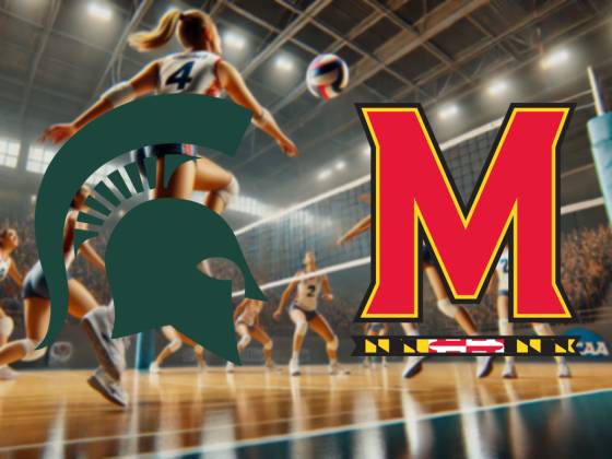 Michigan State Spartans at Maryland Terrapins Women's Volleyball